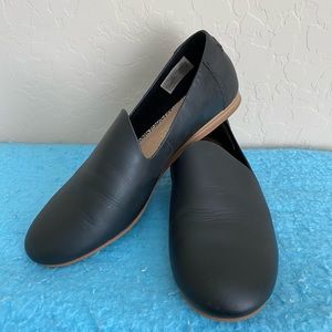 Toms real leather flats